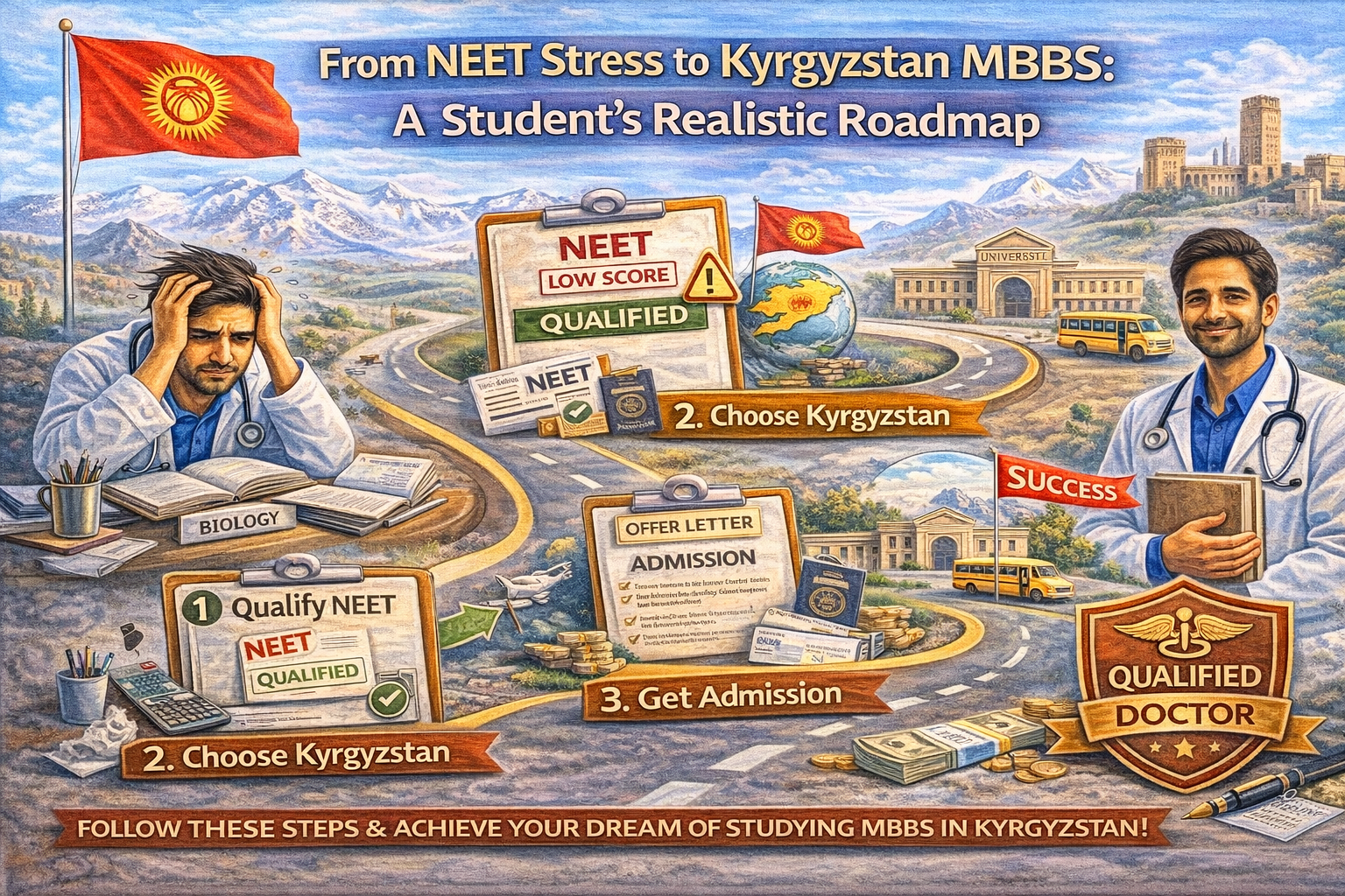 From NEET stress to Kyrgyzstan MBBS: A student’s realistic roadmap